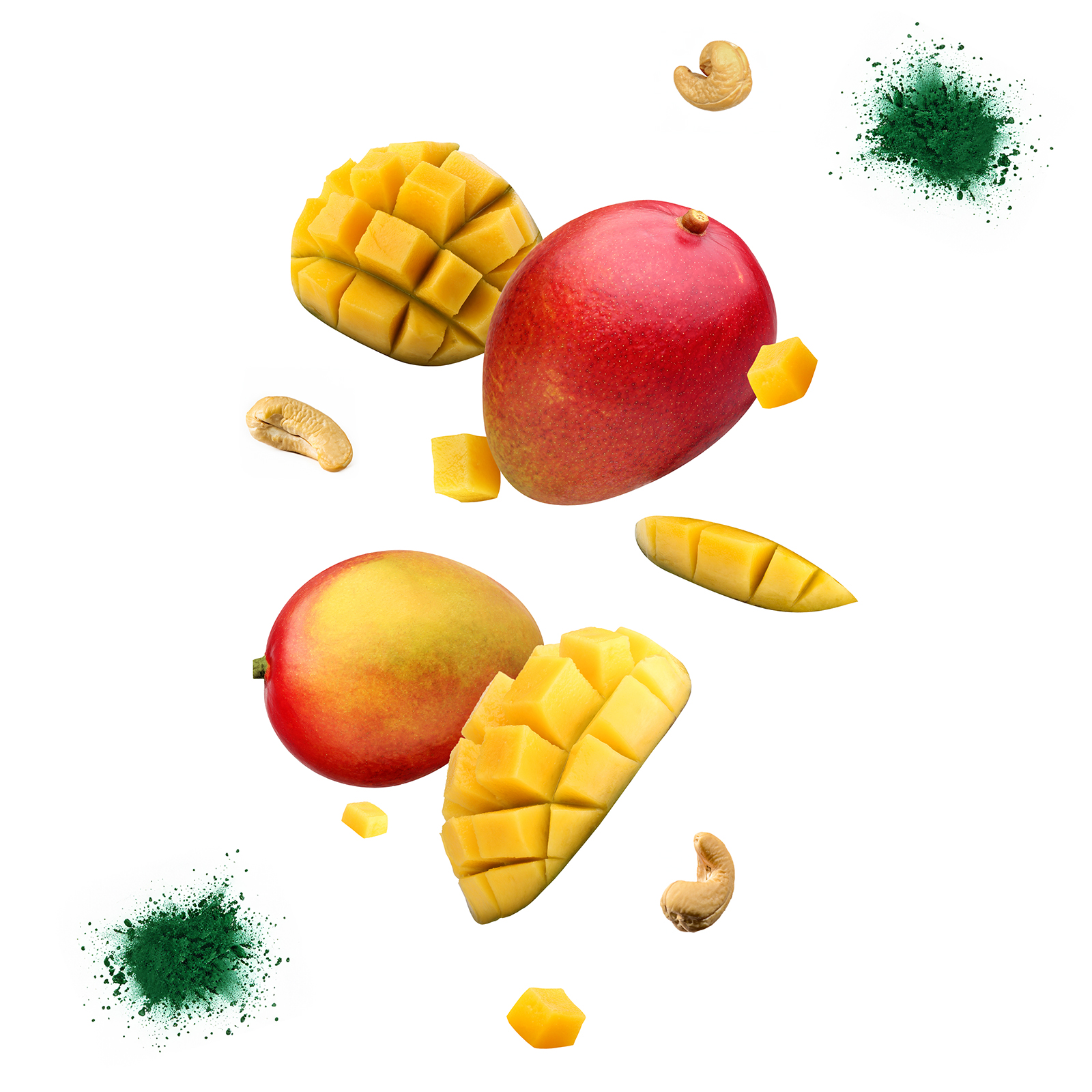 barretta biologica agroiniziative con mango anacardi miele e spirulina snack gustoso e nutriente
